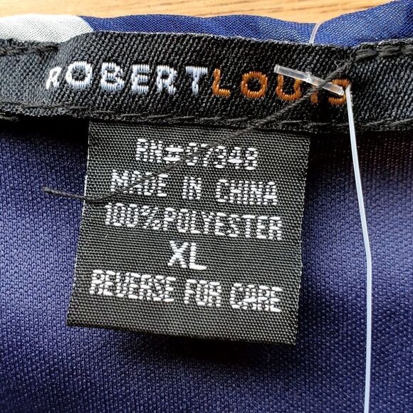 🔹️NWT Robert Louis Blue Polka Dot Print Sleeveless Dress XLarge - Picture 6 of 8